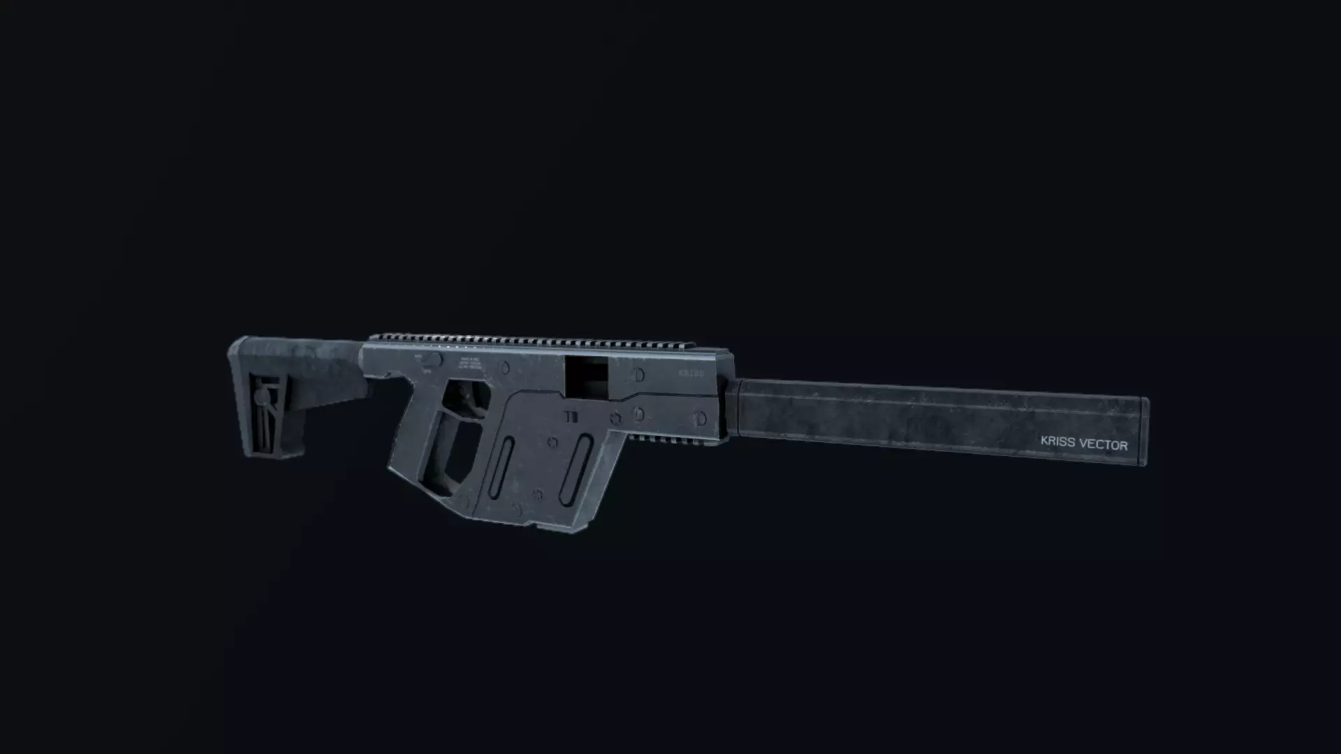 KRISS VECTOR Free low-poly 3D model_0
