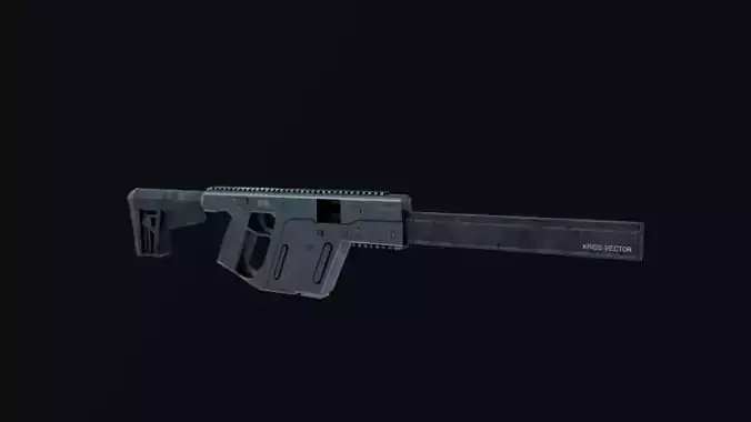 KRISS VECTOR Free low-poly 3D model