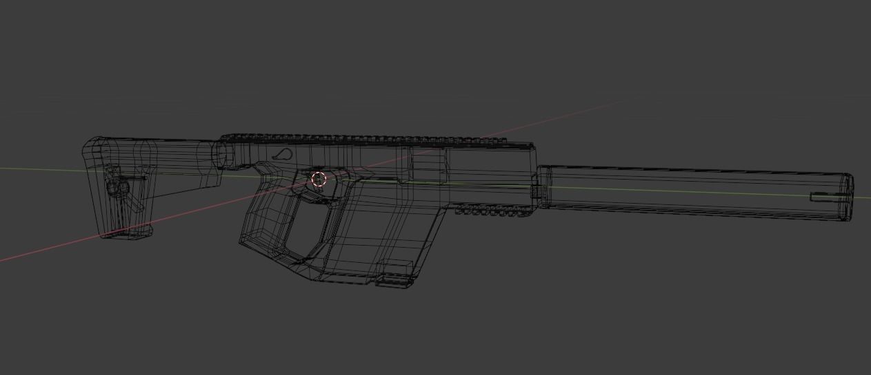 KRISS VECTOR Free low-poly 3D model_10