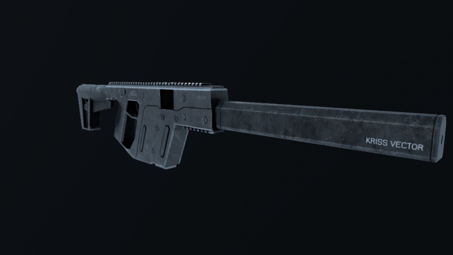 KRISS VECTOR Free low-poly 3D model_8