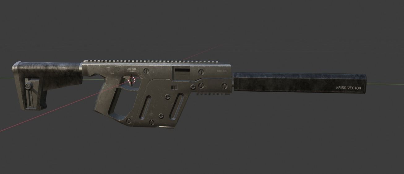KRISS VECTOR Free low-poly 3D model_9