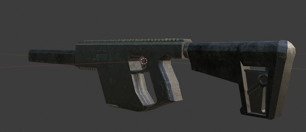 KRISS VECTOR Free low-poly 3D model_11