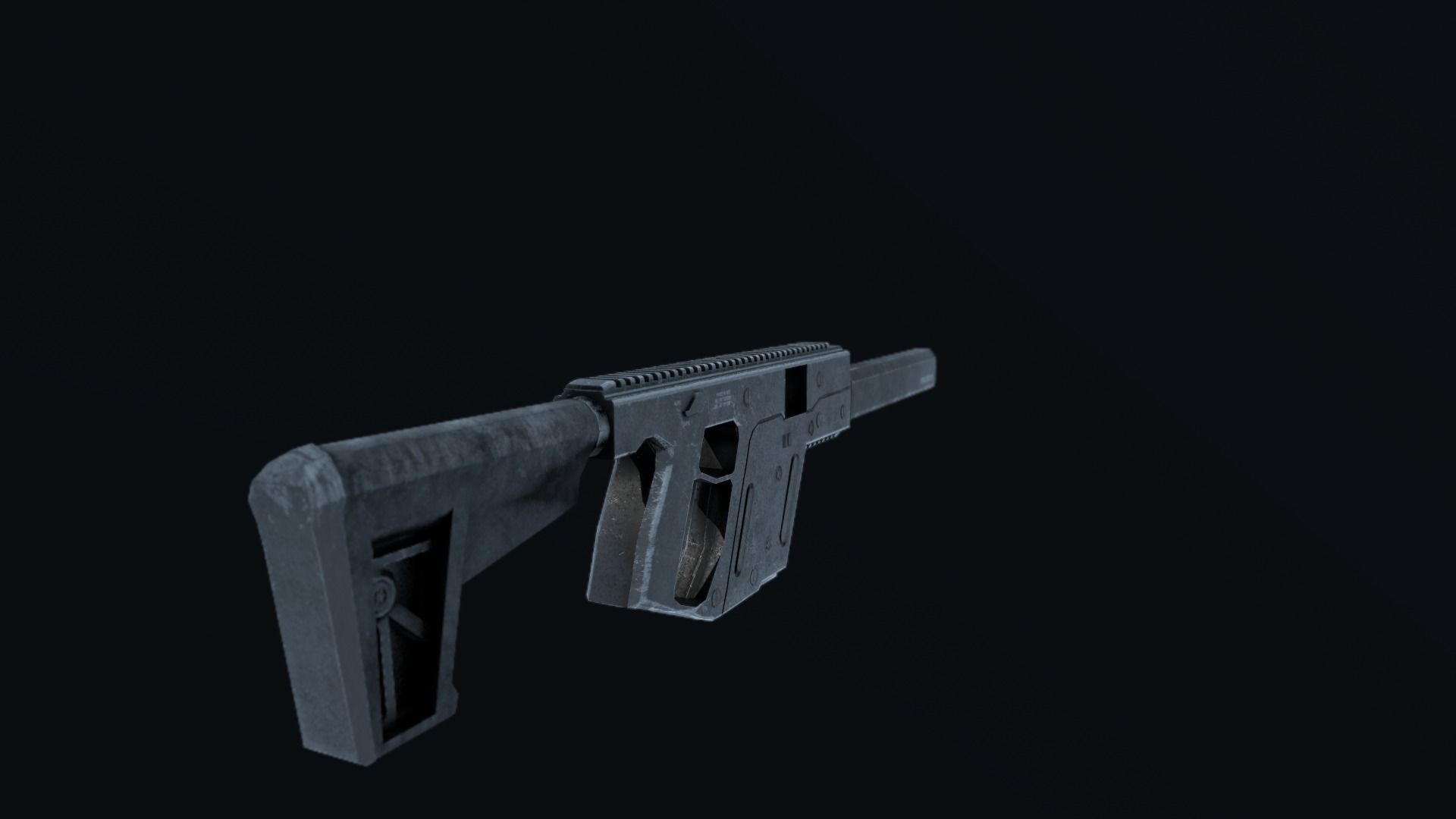 KRISS VECTOR Free low-poly 3D model_3