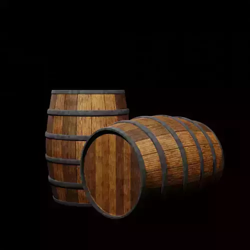 Old Wooden Barrel