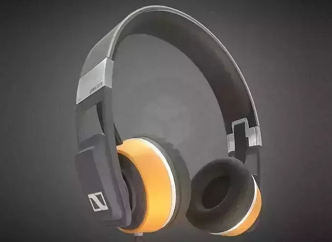 Headphone from Sennheiser Urbanite Low-poly 3D model