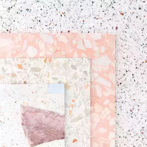 Terrazzo 3 marbled paper 3D model