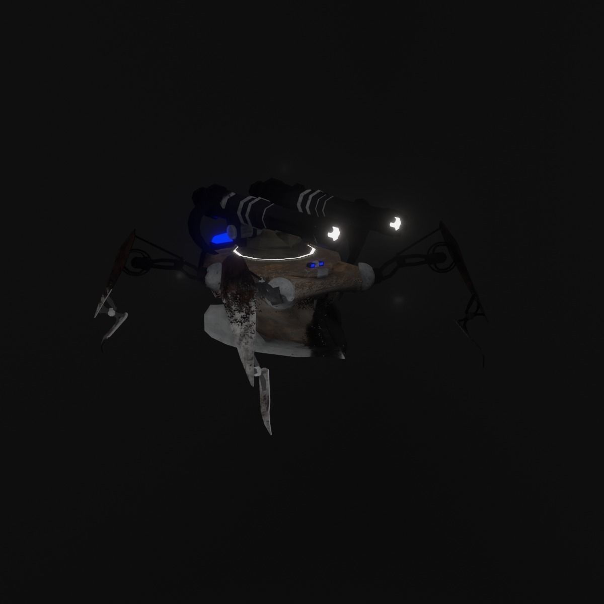Cyber spider 3D model_2