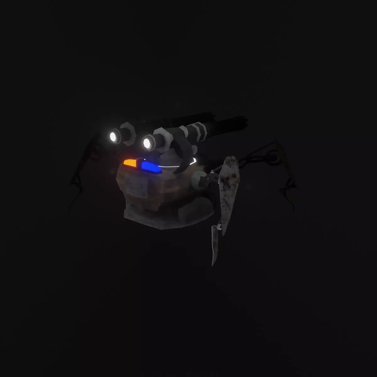 Cyber spider 3D model_0