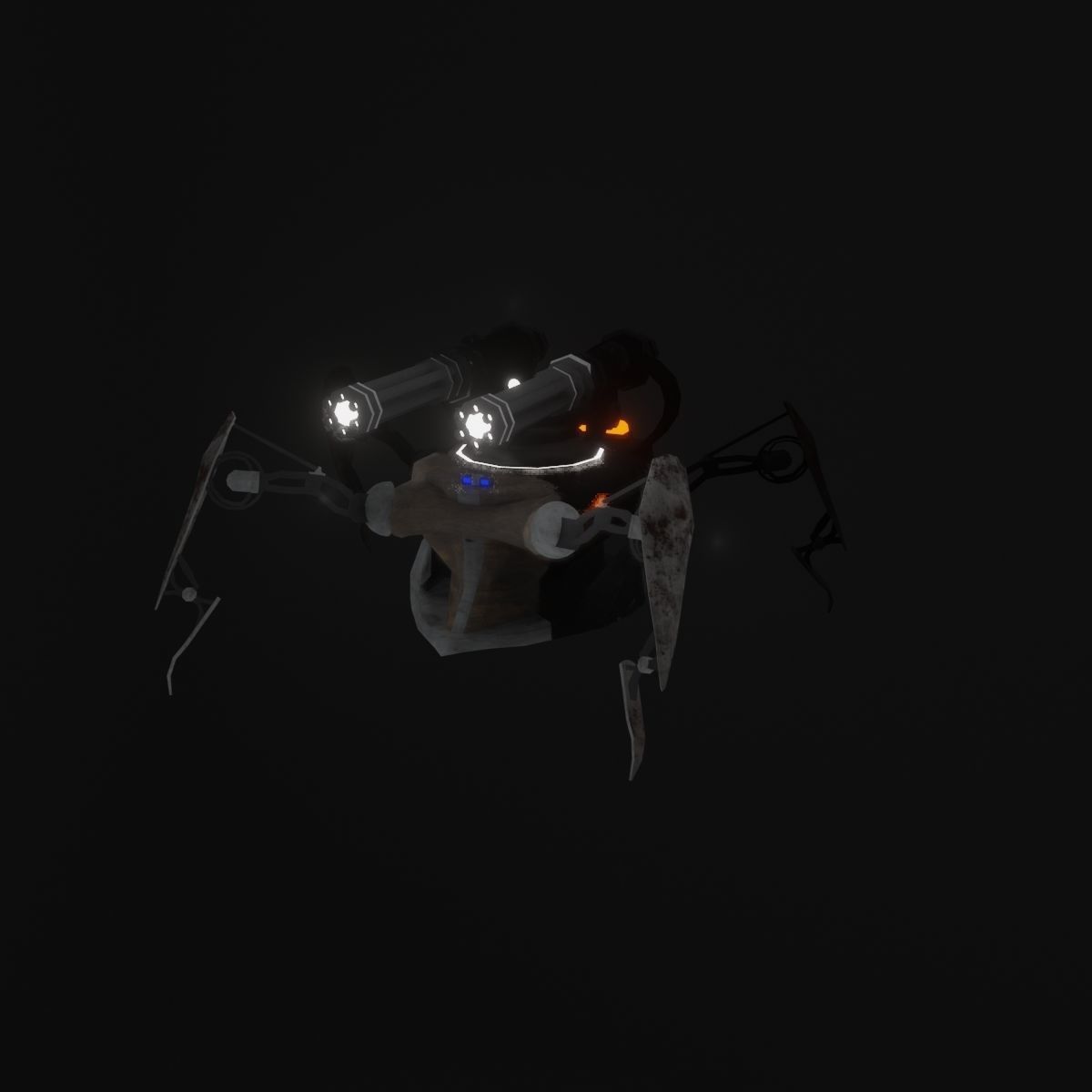 Cyber spider 3D model_3