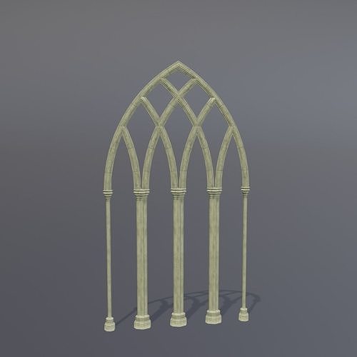 Gothic arch v3 3D model
