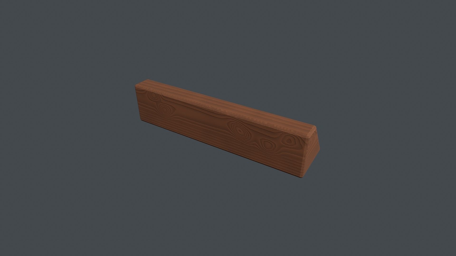 Desk Name Plaque - Request Text Low-poly 3D model_5