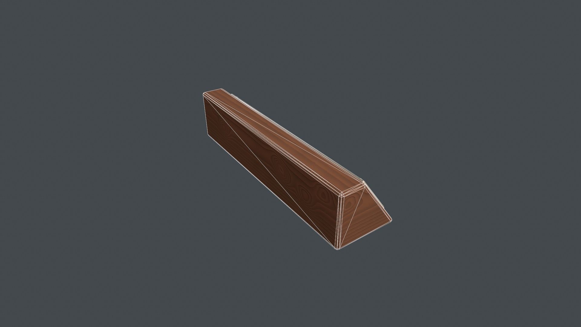 Desk Name Plaque - Request Text Low-poly 3D model_16