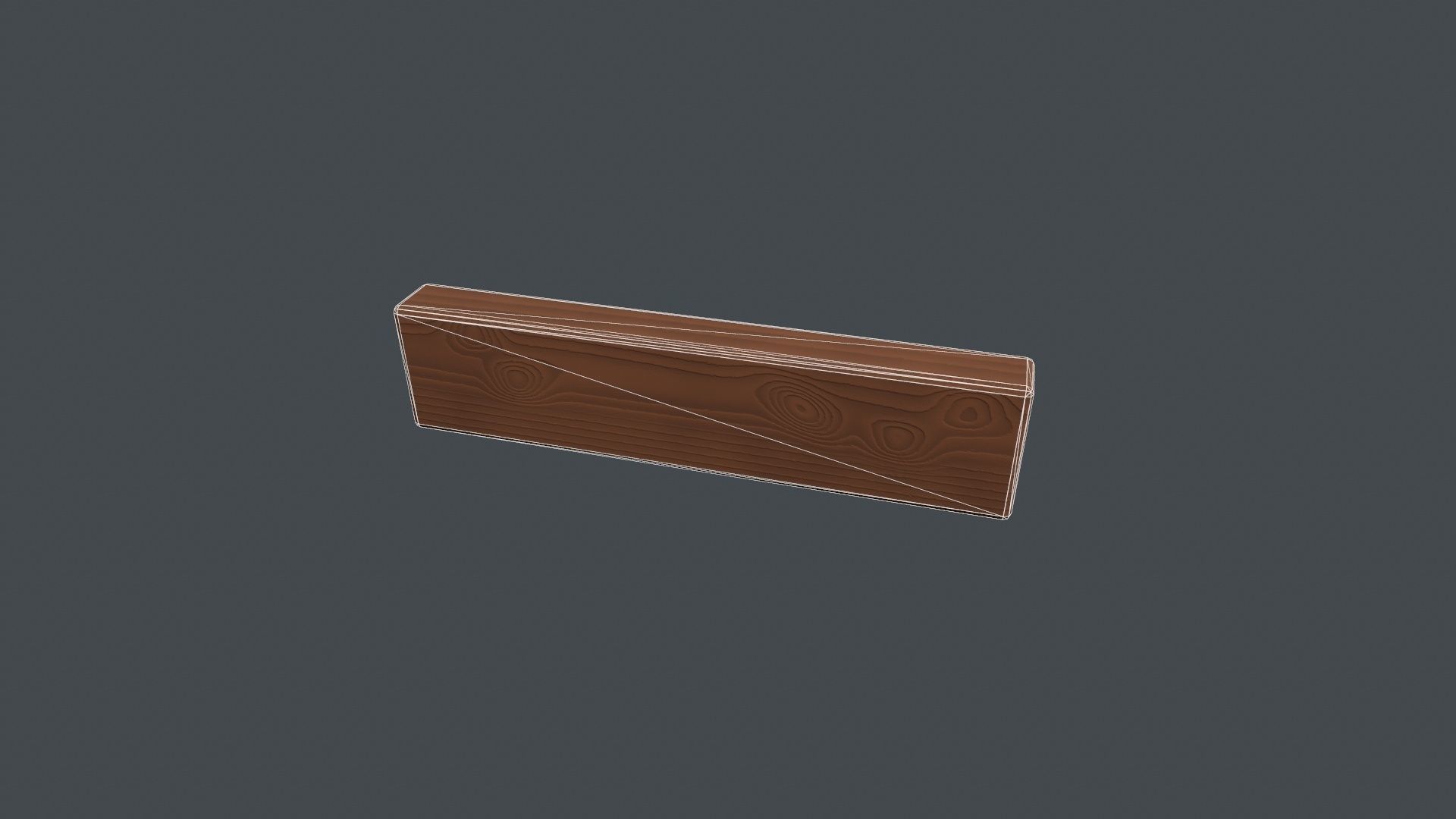 Desk Name Plaque - Request Text Low-poly 3D model_15