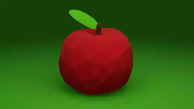 Low Poly Apple