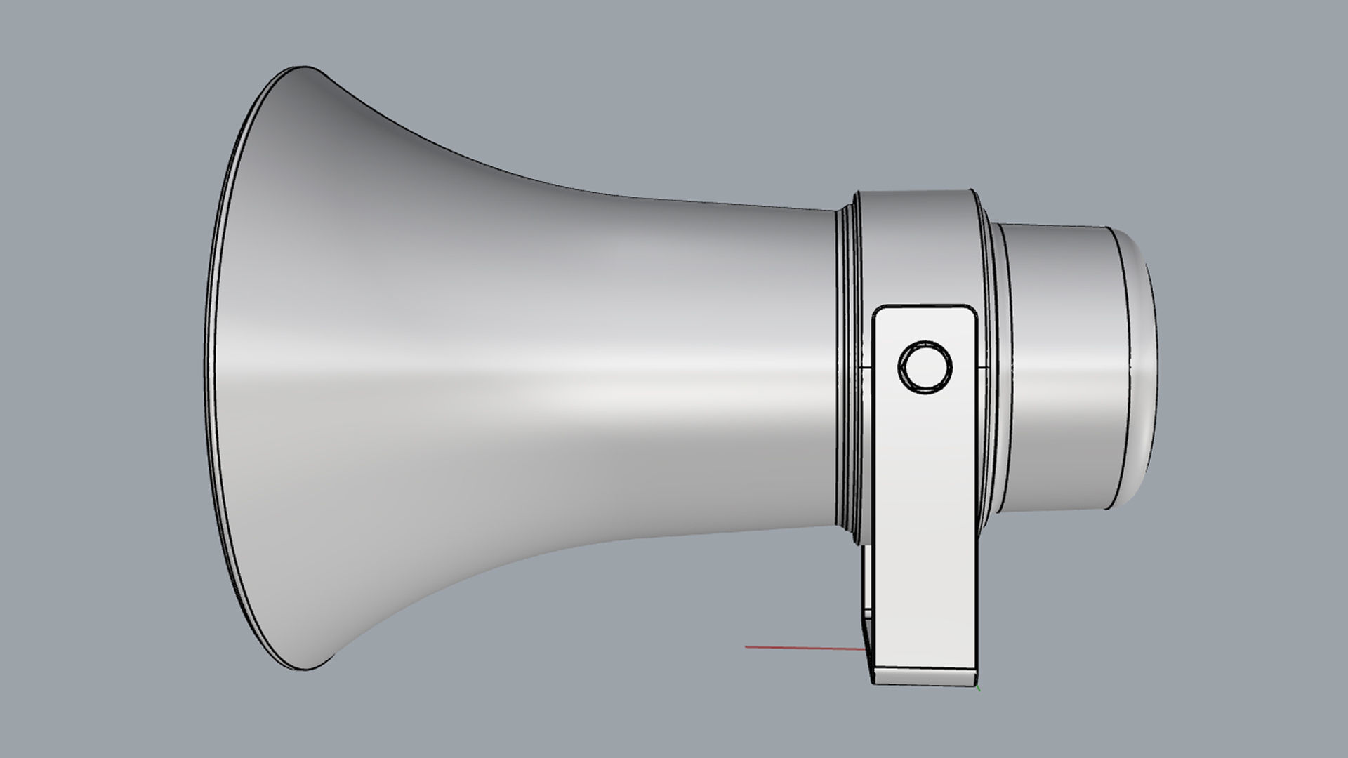 Outdoor Megaphone 01 3D model_23