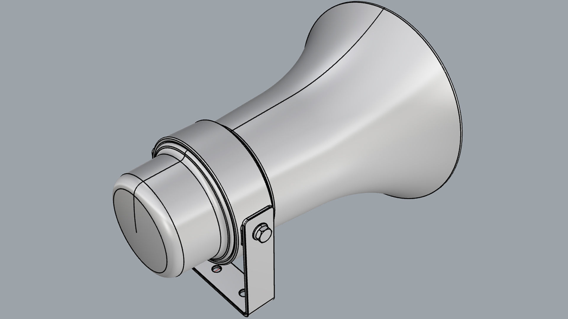 Outdoor Megaphone 01 3D model_26