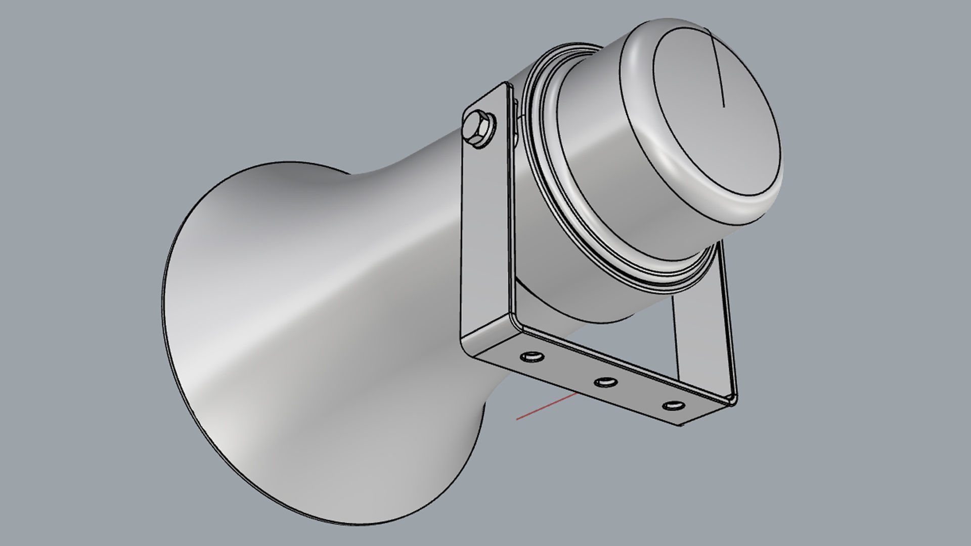 Outdoor Megaphone 01 3D model_27