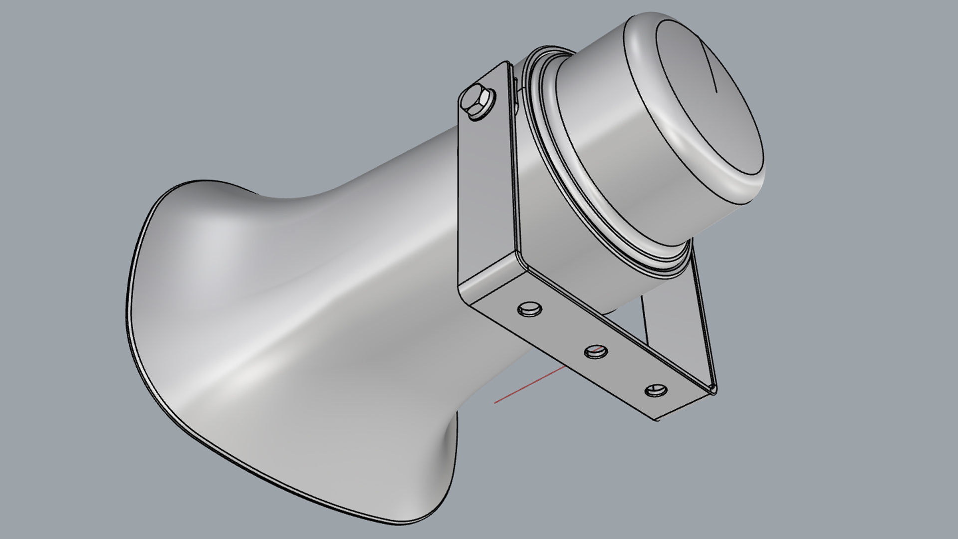 Outdoor Megaphone 02 3D model_26