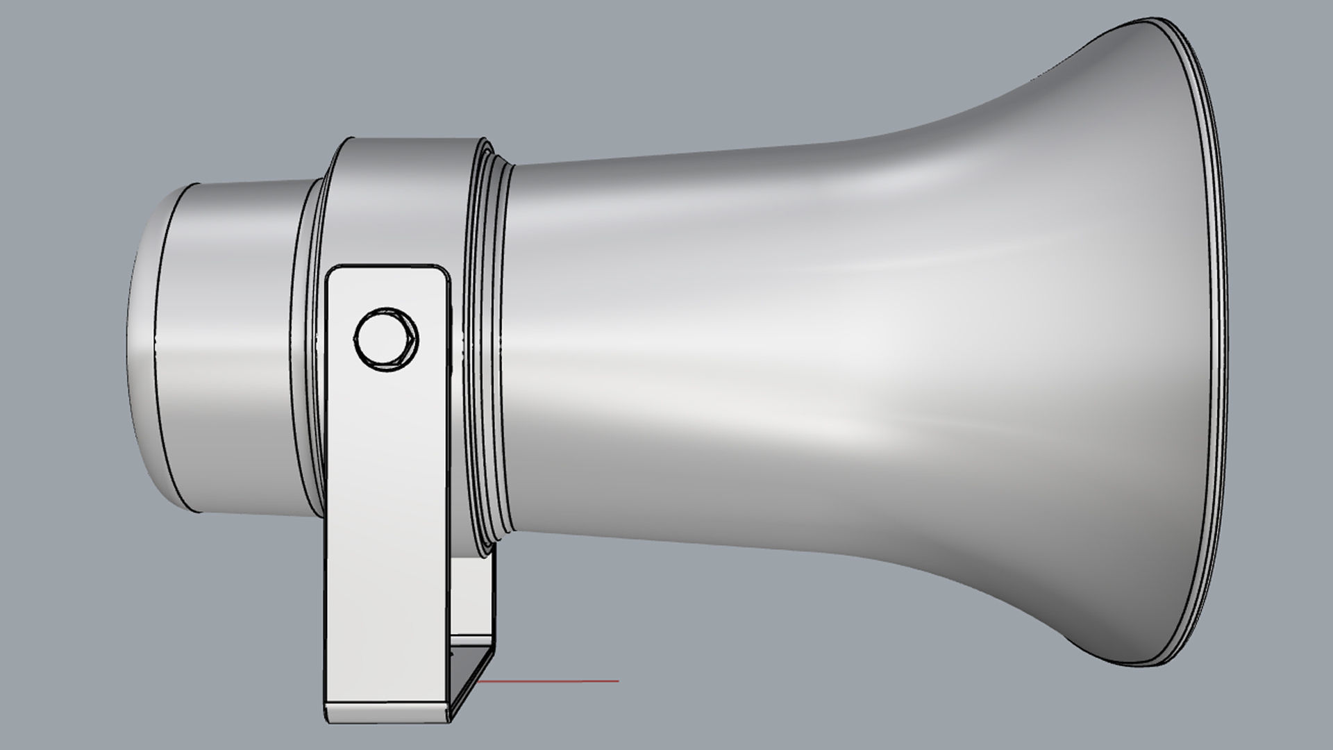 Outdoor Megaphone 02 3D model_24