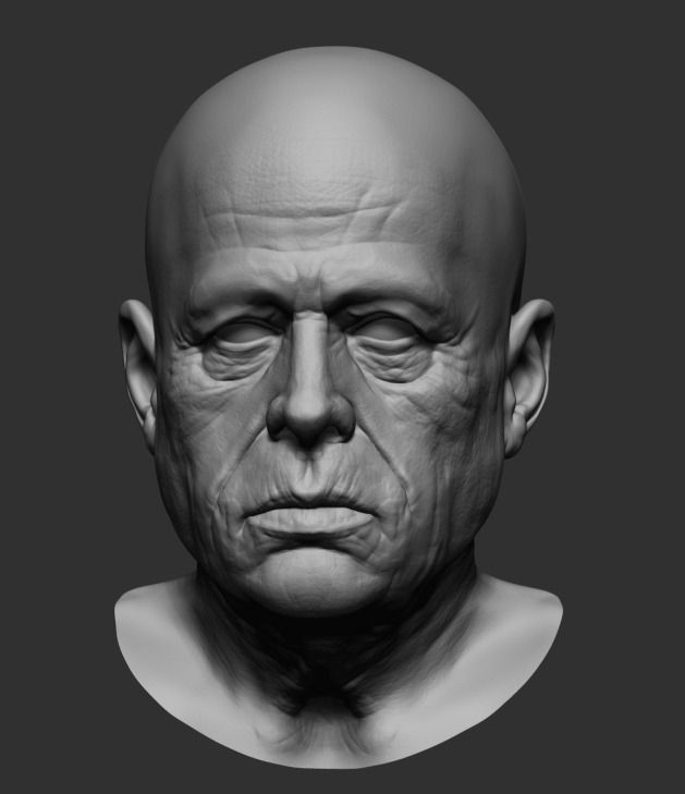 Old Man 3D model_7