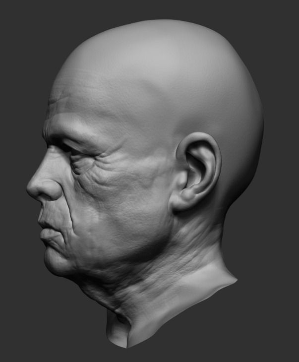 Old Man 3D model_8