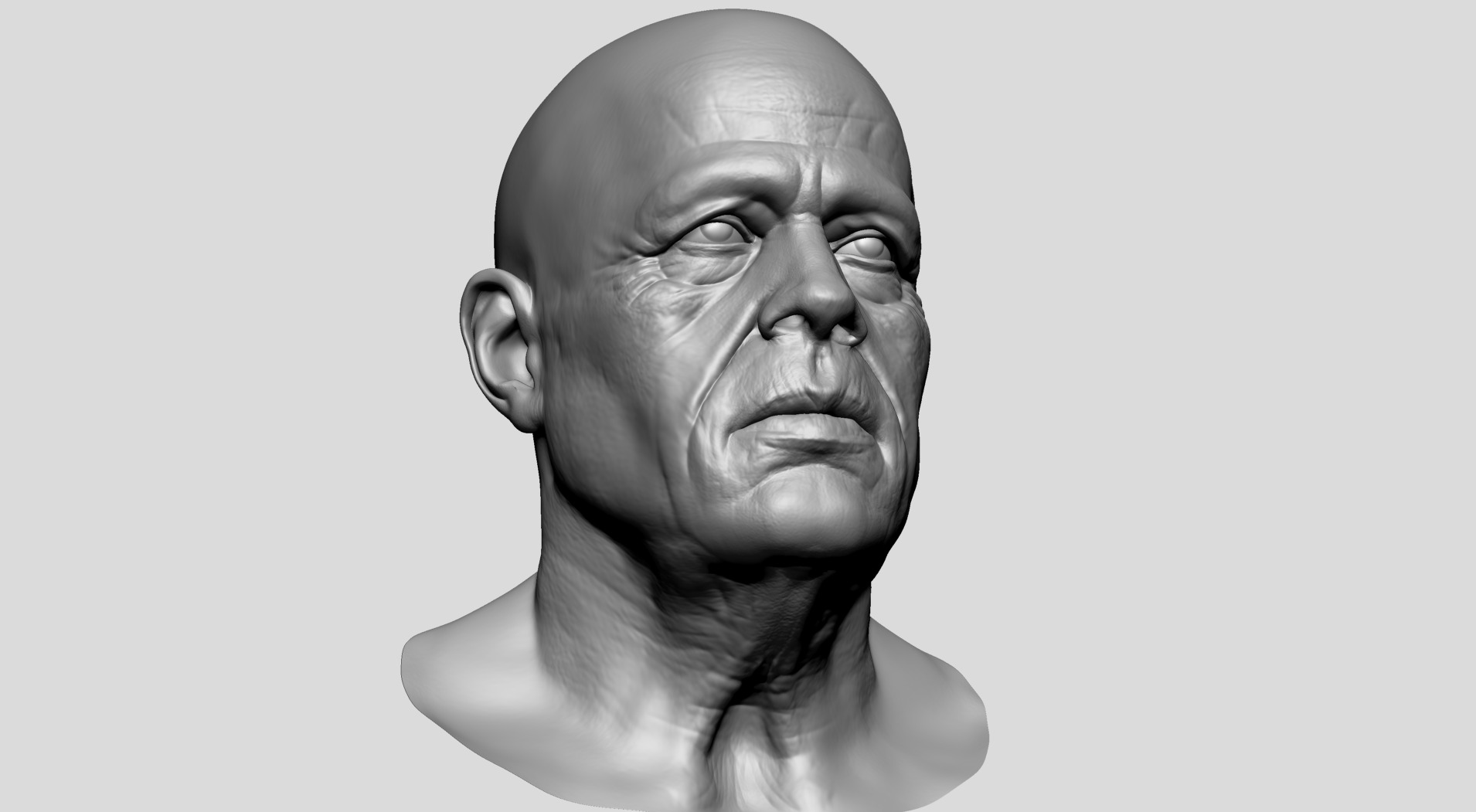 Old Man 3D model_4