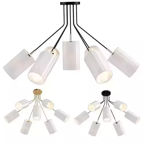 SCENE modern chandelier with six lights