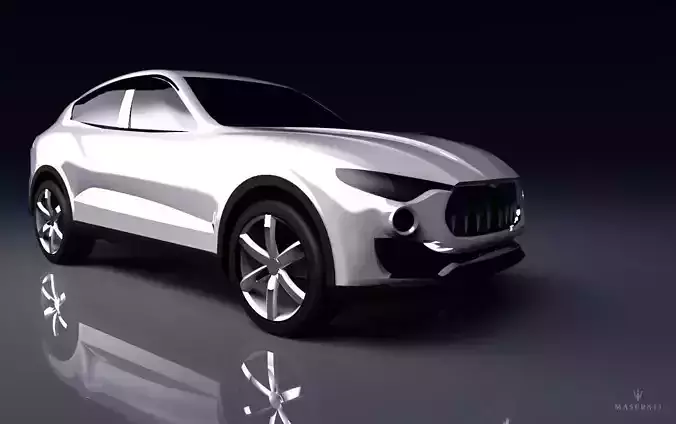 Maserati Kubang Low-poly 3D model