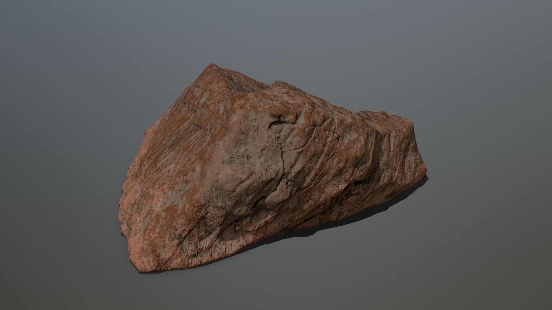 desert rock 1 Low-poly 3D model_15