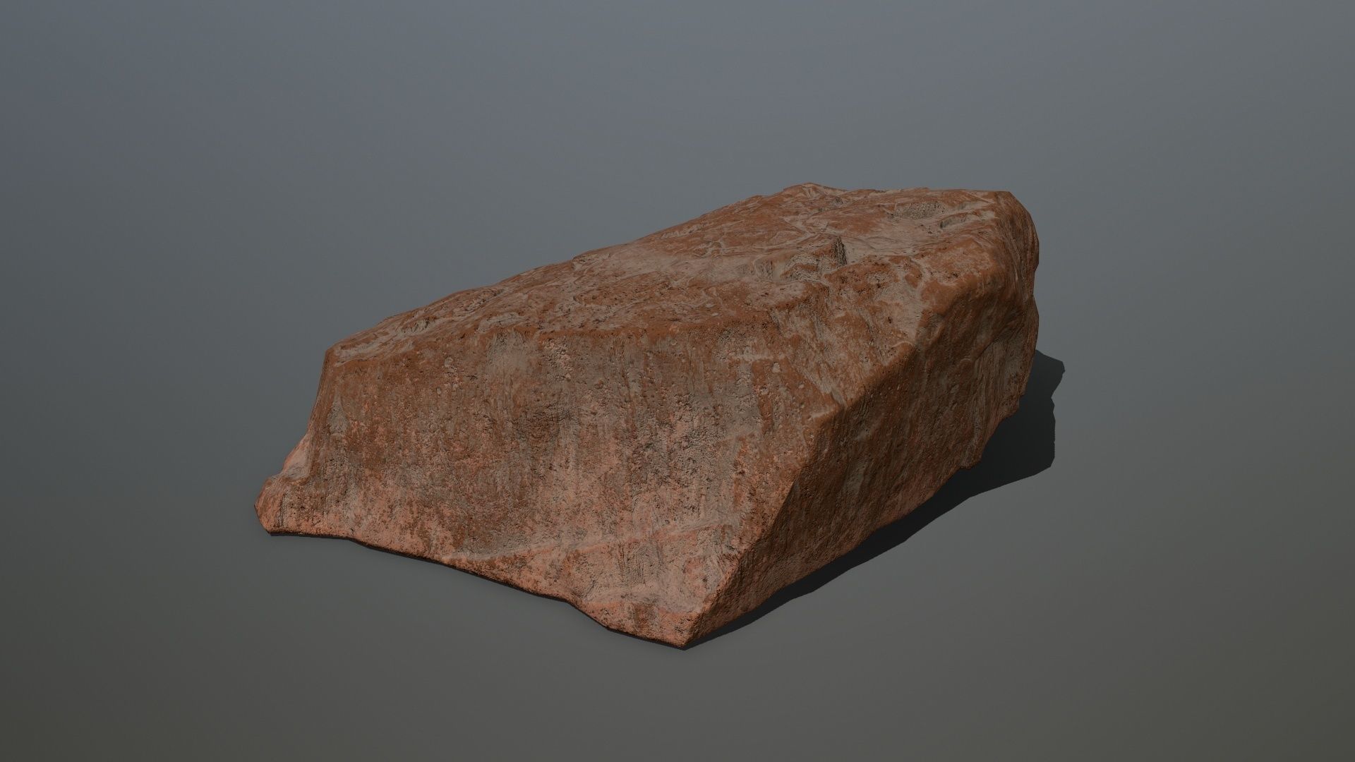 desert rock 1 Low-poly 3D model_13