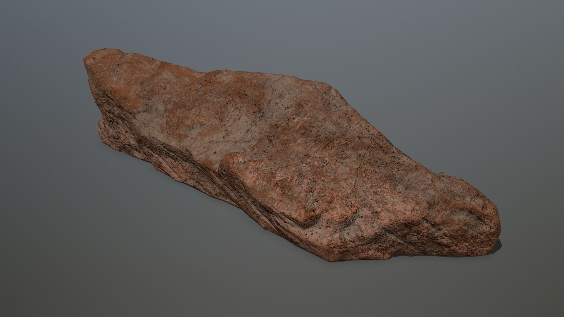 desert rock 1 Low-poly 3D model_18