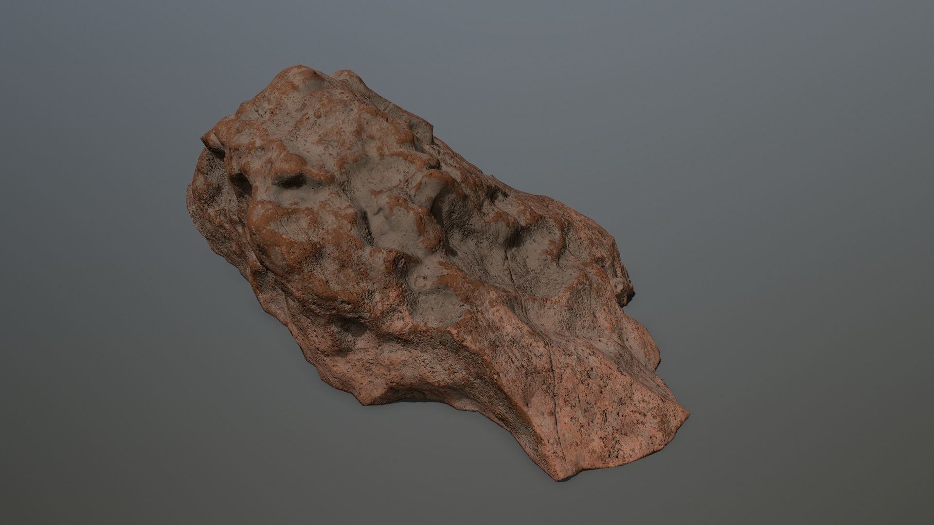 desert rock 1 Low-poly 3D model_17