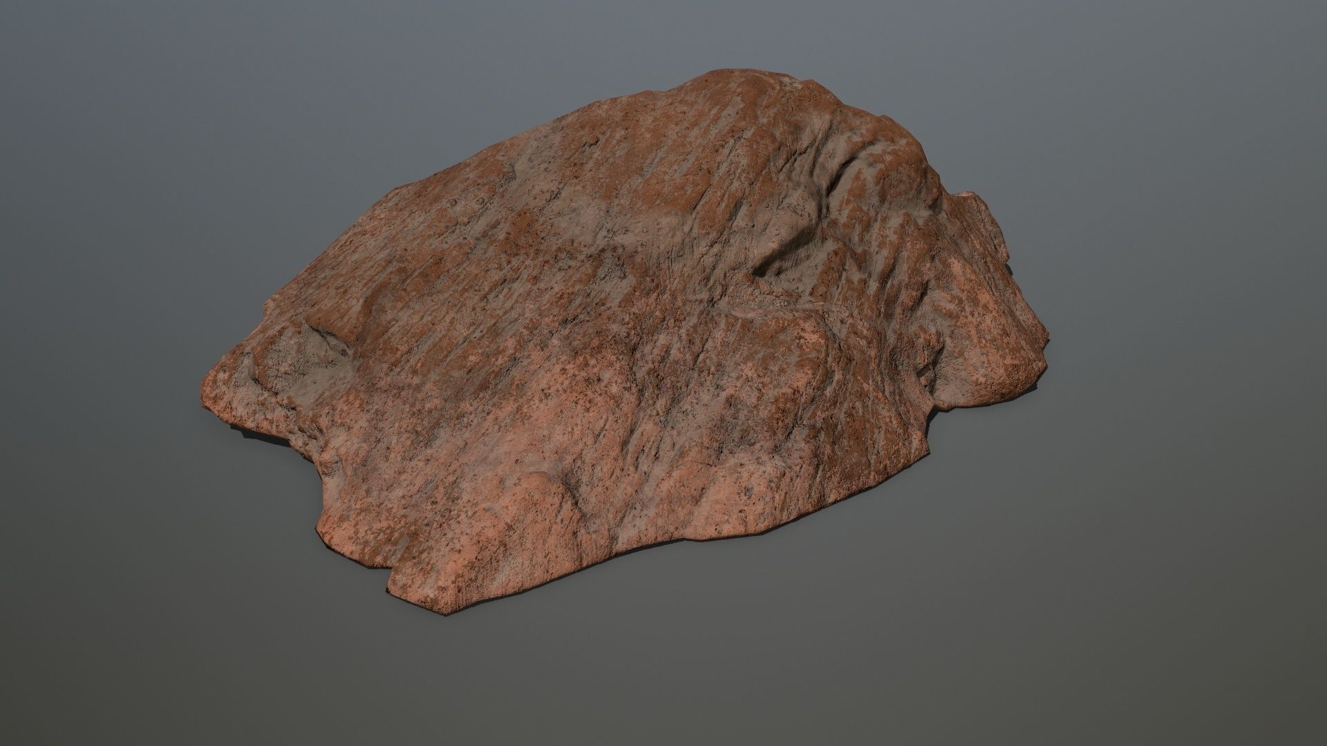 desert rock 1 Low-poly 3D model_6