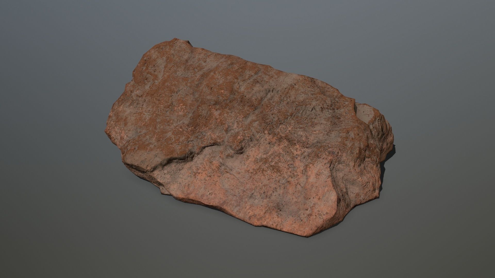 desert rock 1 Low-poly 3D model_7