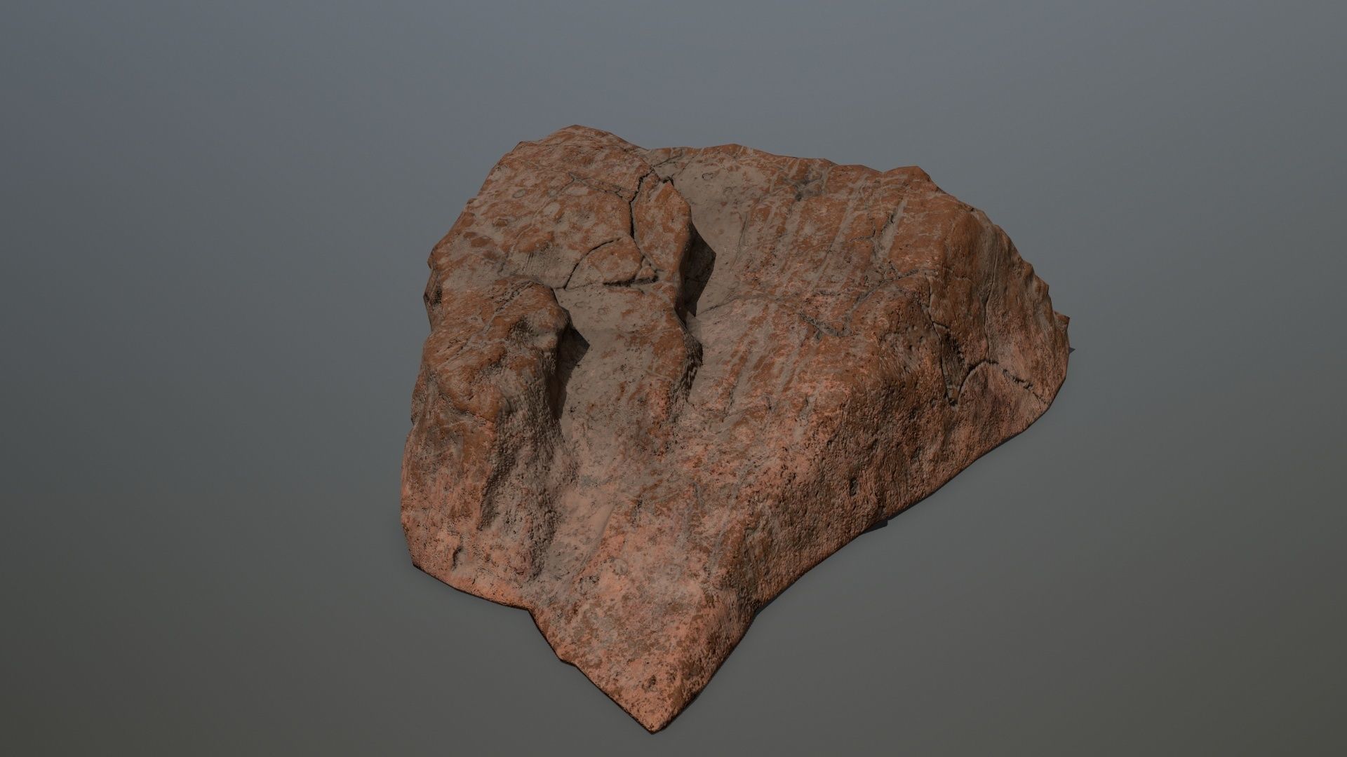 desert rock 1 Low-poly 3D model_14