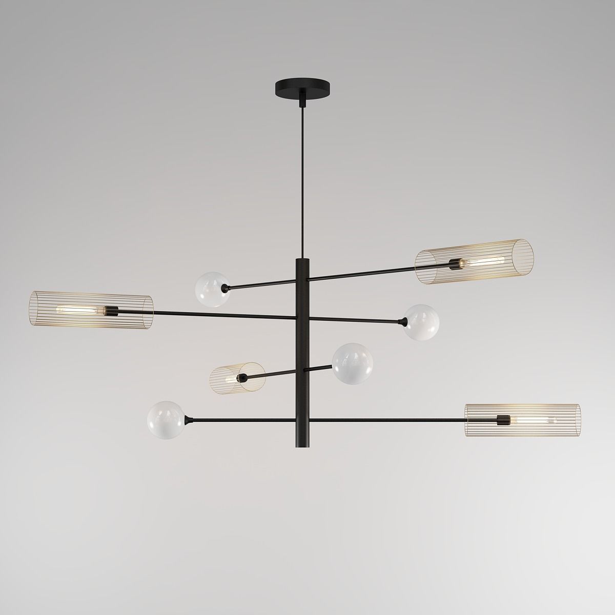 SWAY chandelier 3D model_4