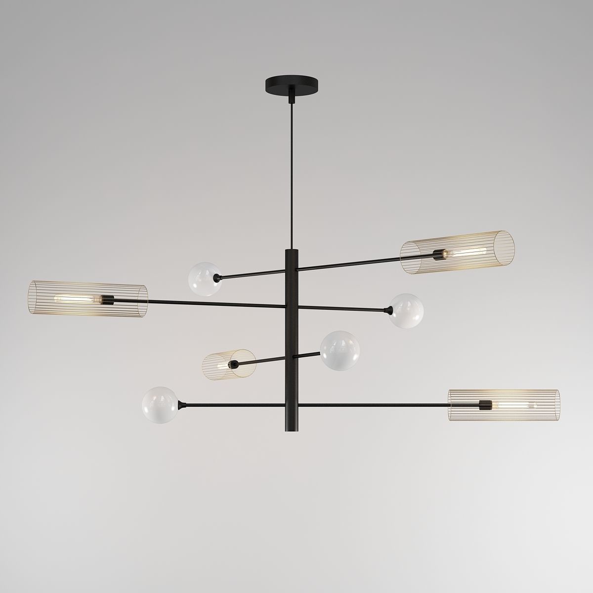SWAY chandelier 3D model_3