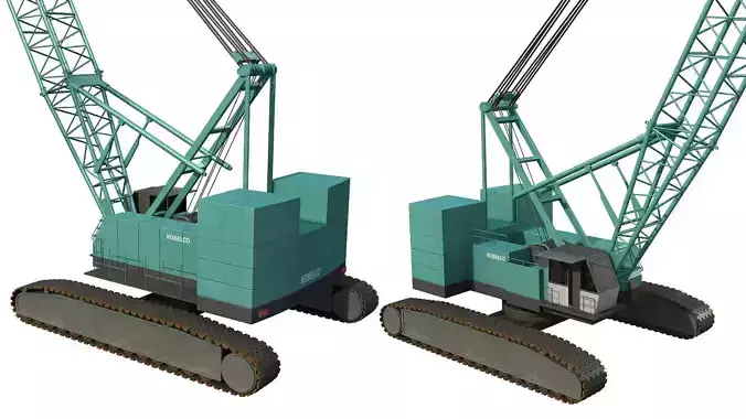 Kobelco Crawler Crane 3D model