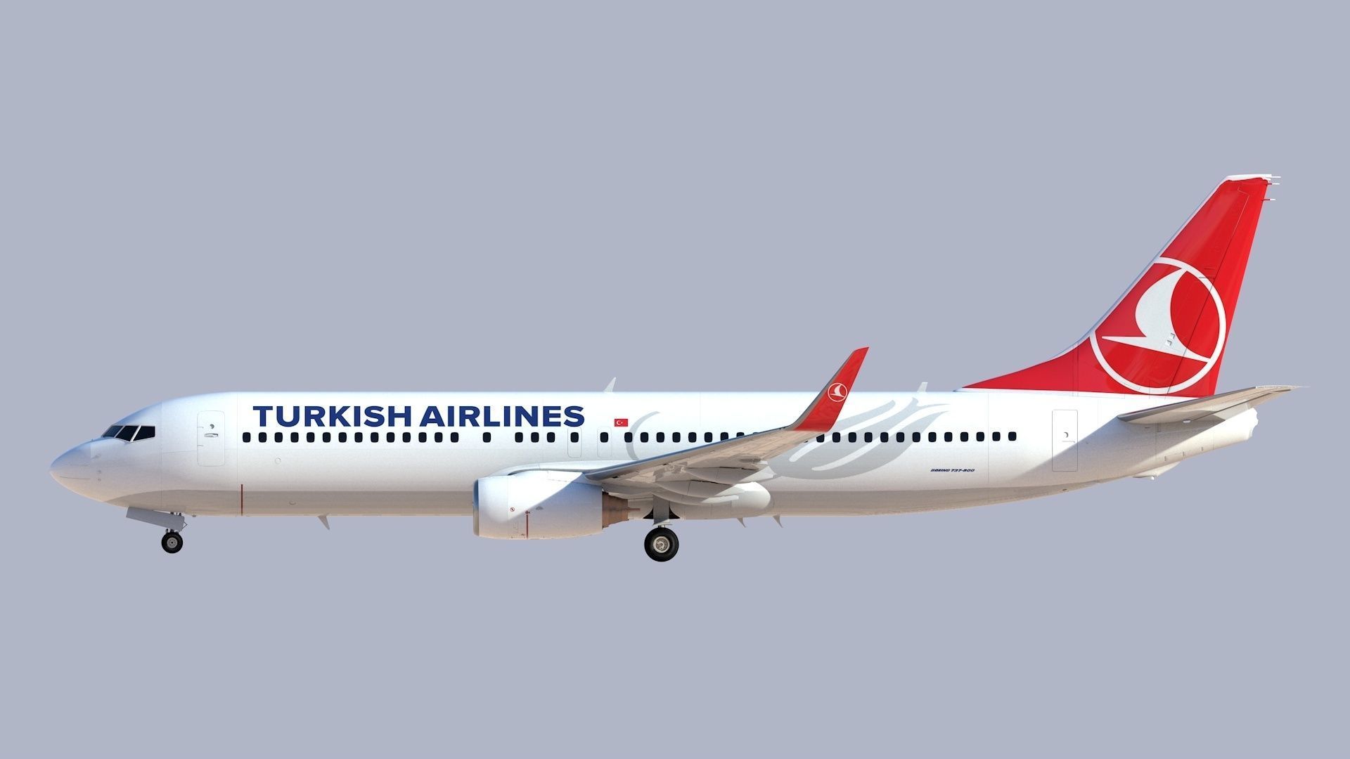 Boeing 737-800 Turkish Airlines High Detailed 3D model | CGTrader