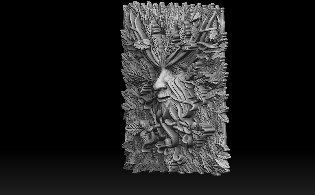 Wood goblin ent 3d print model 3D print model_14