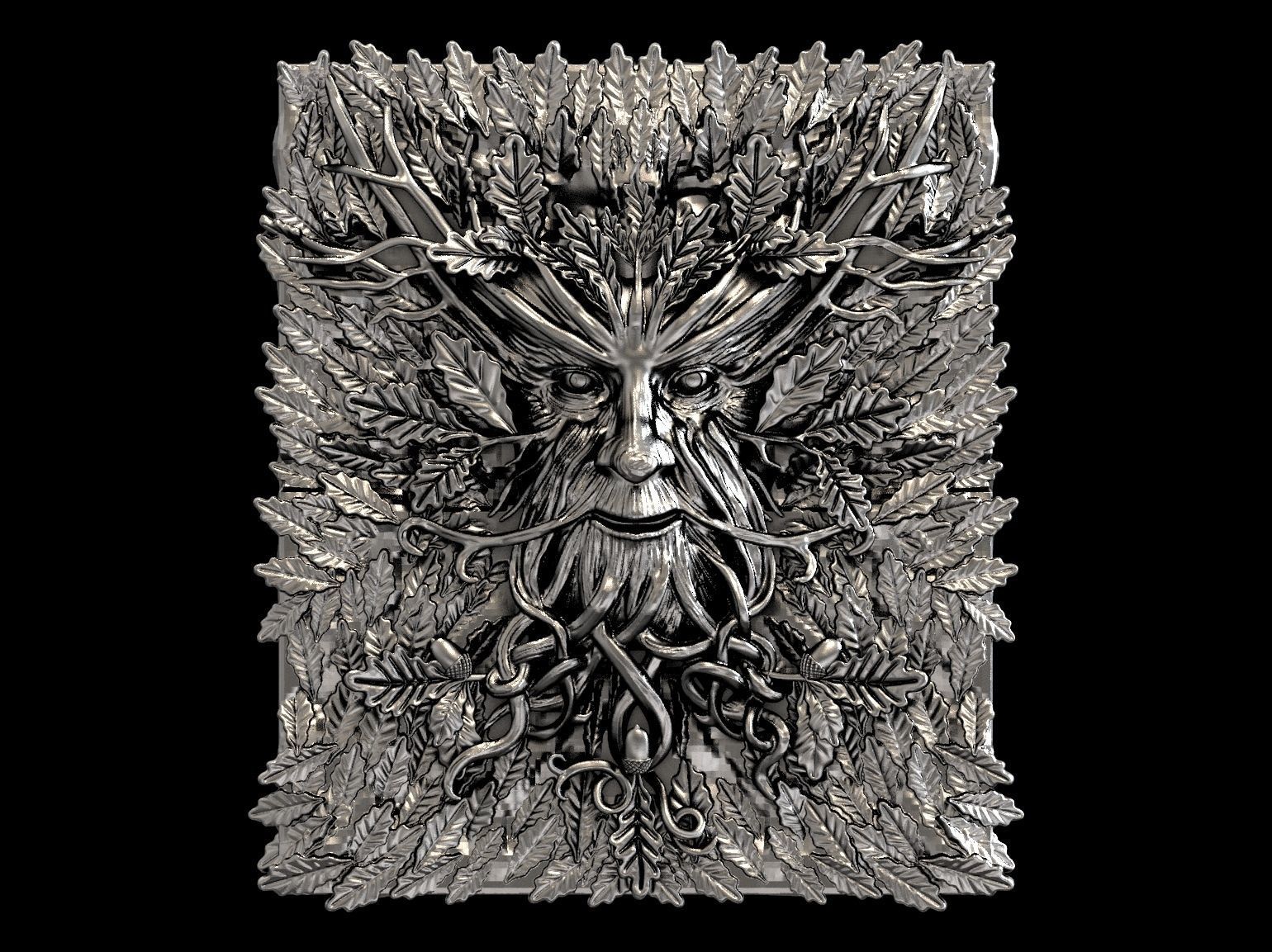 Wood goblin ent 3d print model 3D print model_16