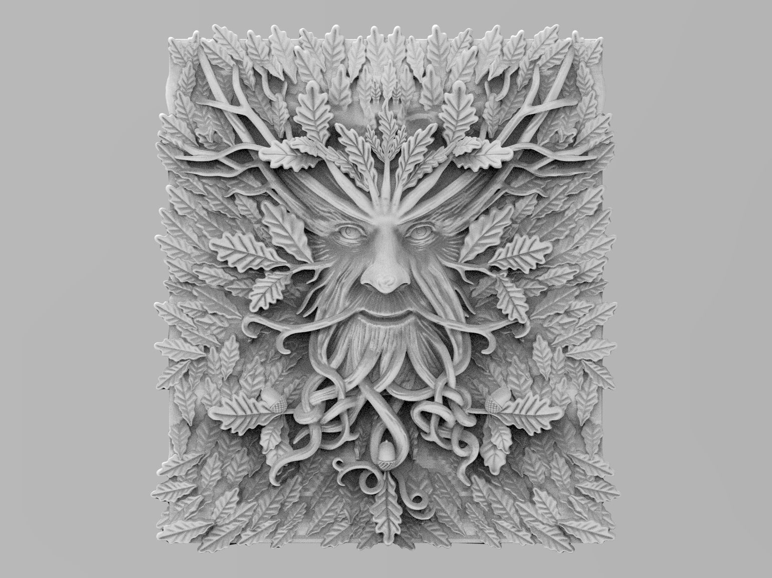 Wood goblin ent 3d print model 3D print model_5