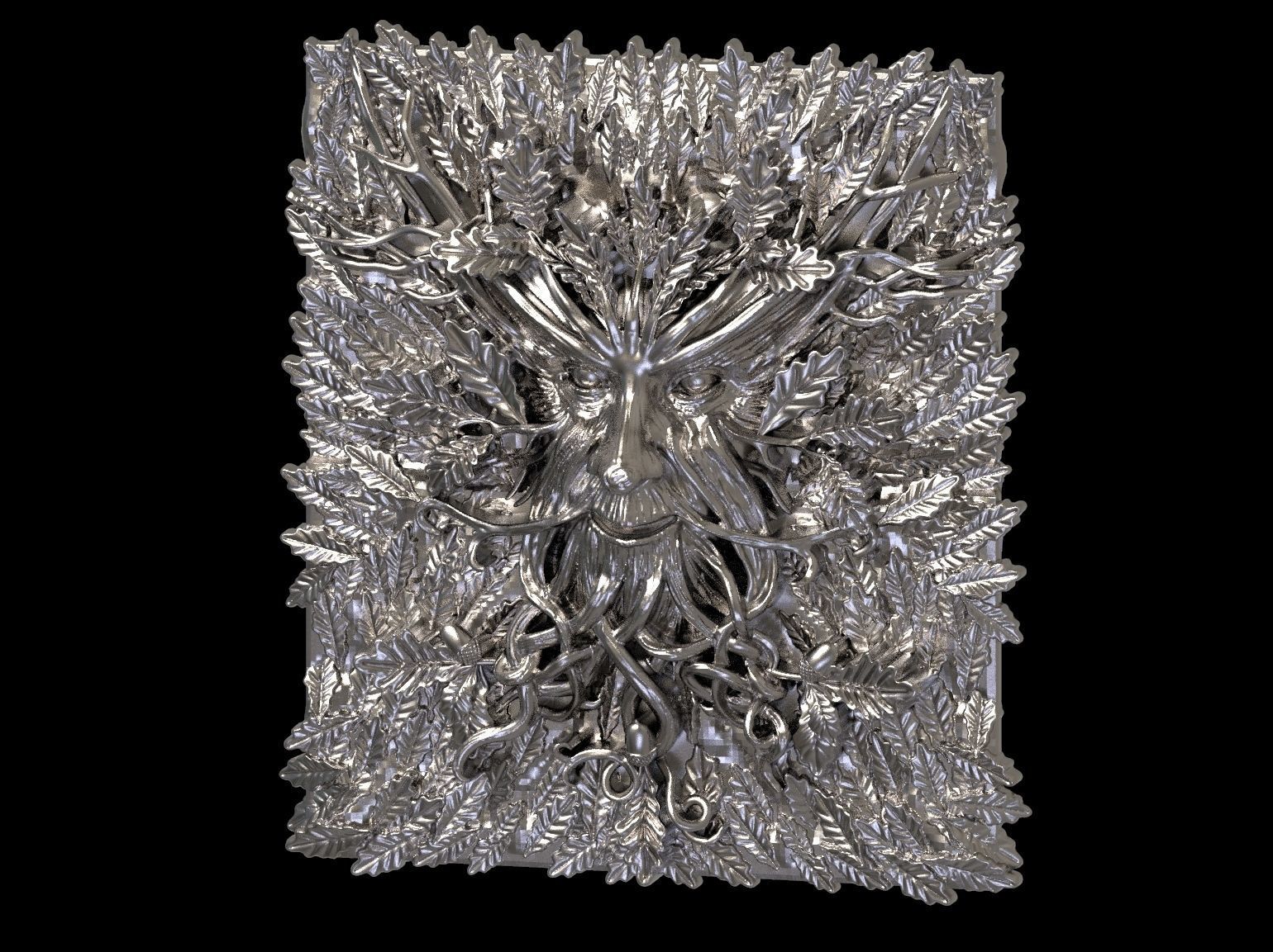 Wood goblin ent 3d print model 3D print model_40