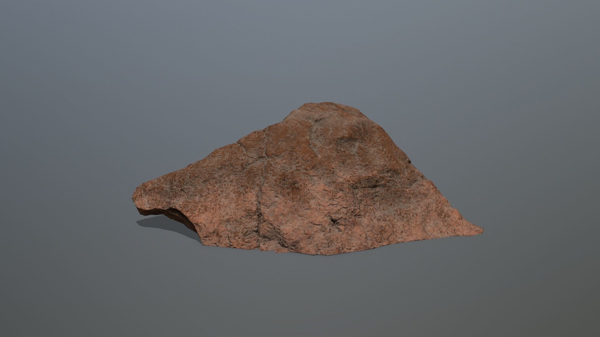 desert rock 2 Low-poly 3D model_8