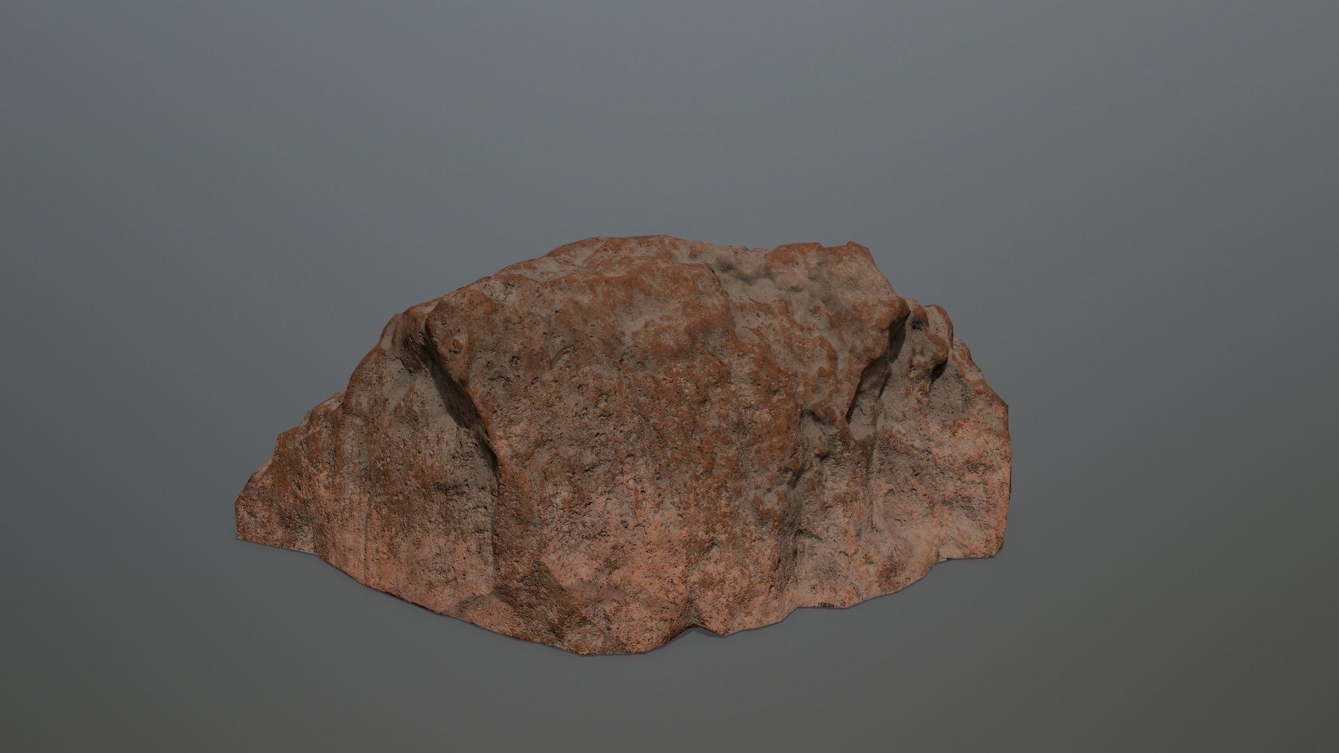desert rock 2 Low-poly 3D model_16