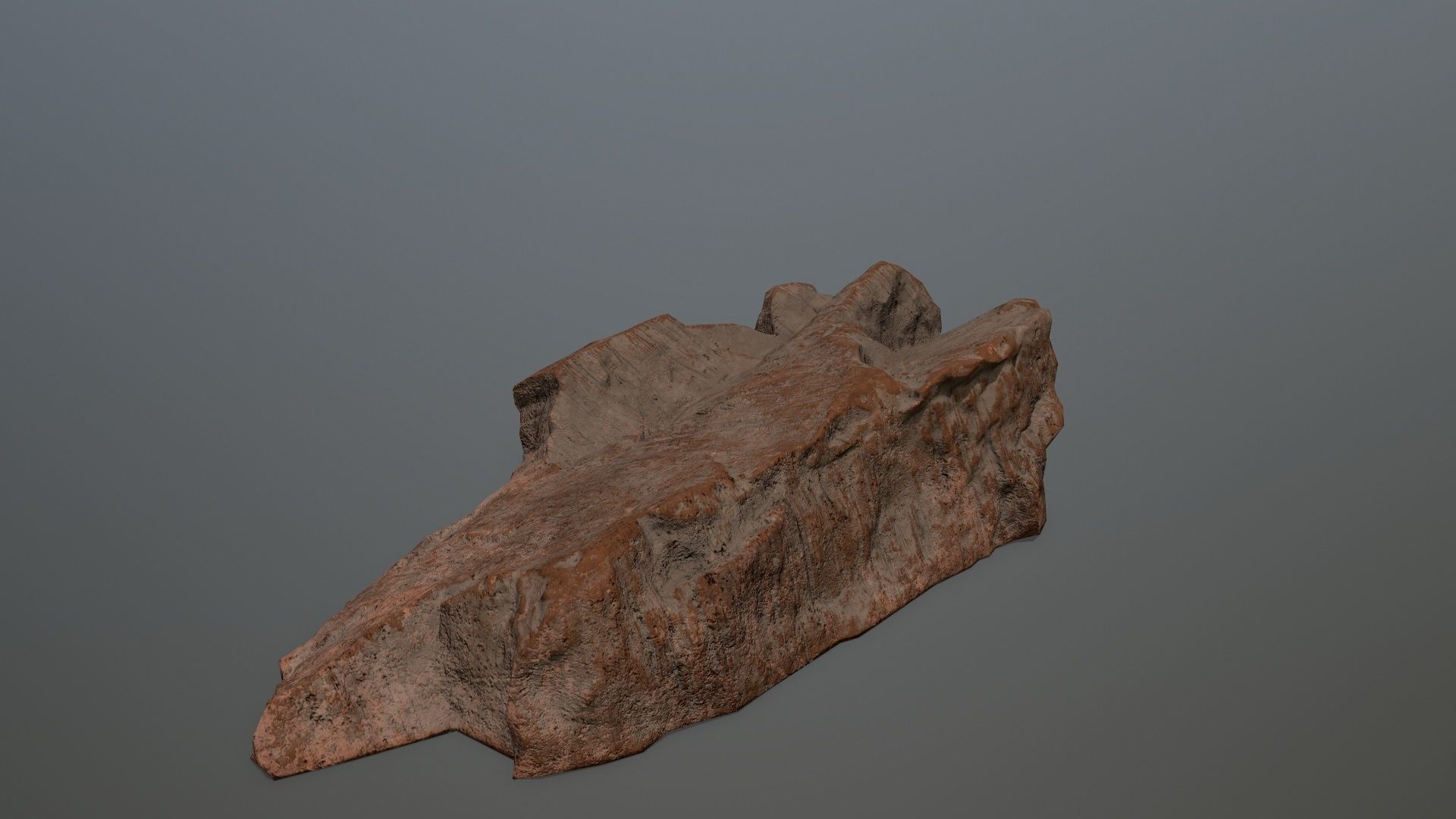 desert rock 2 Low-poly 3D model_18
