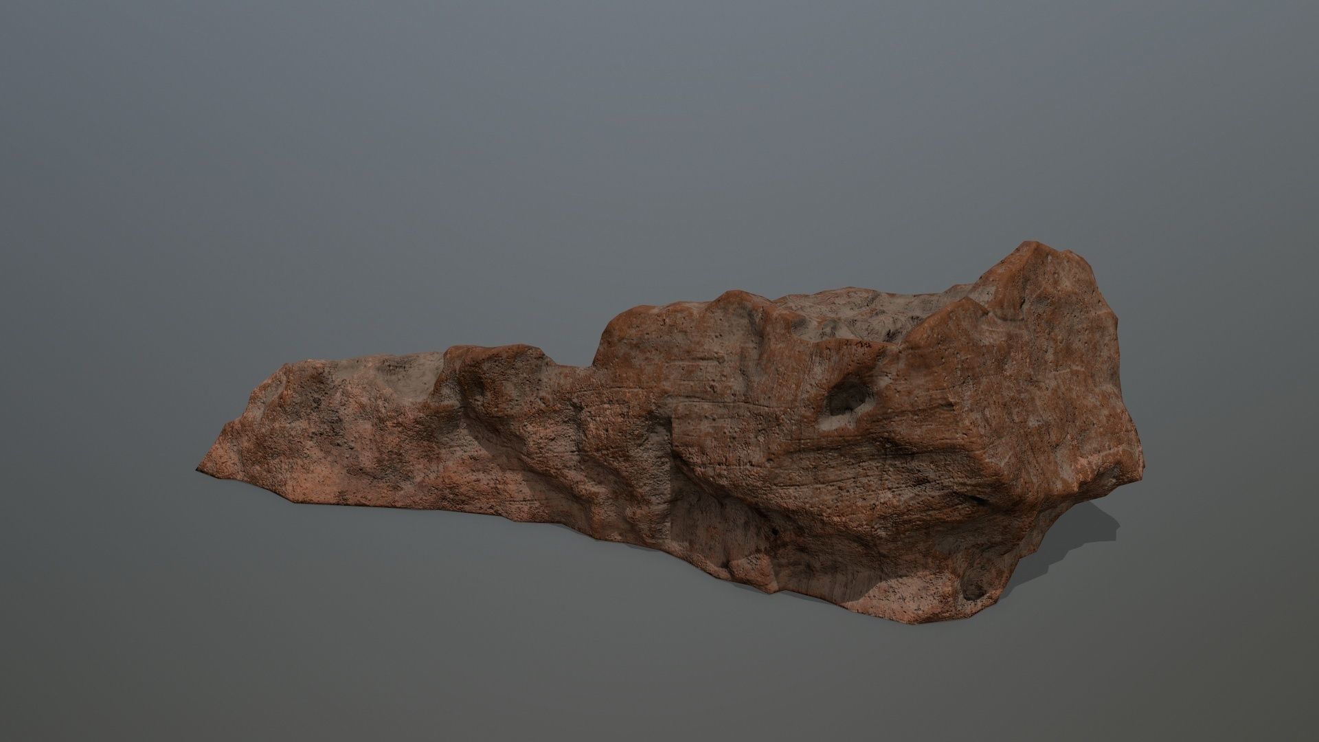 desert rock 2 Low-poly 3D model_13