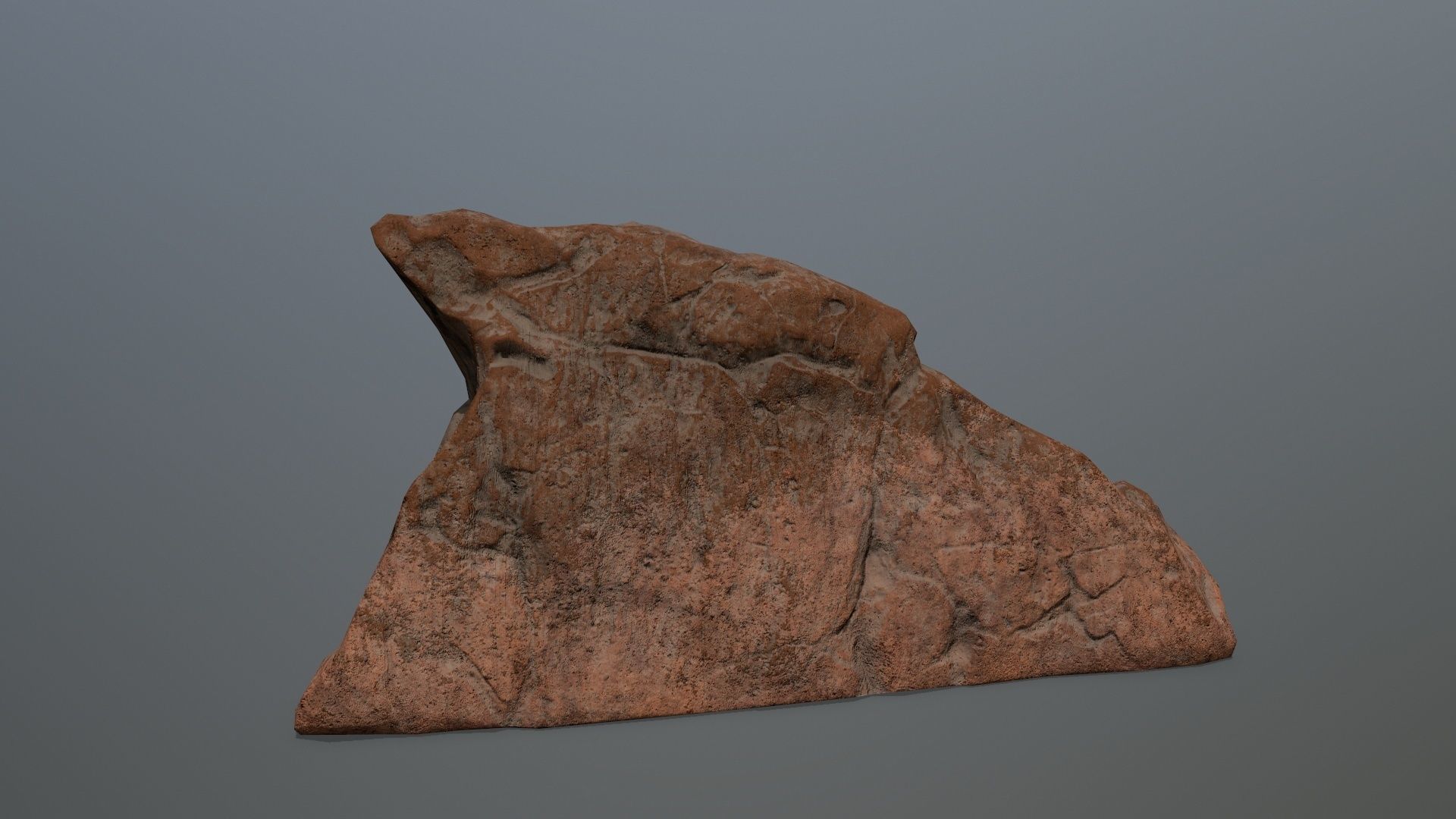 desert rock 2 Low-poly 3D model_10