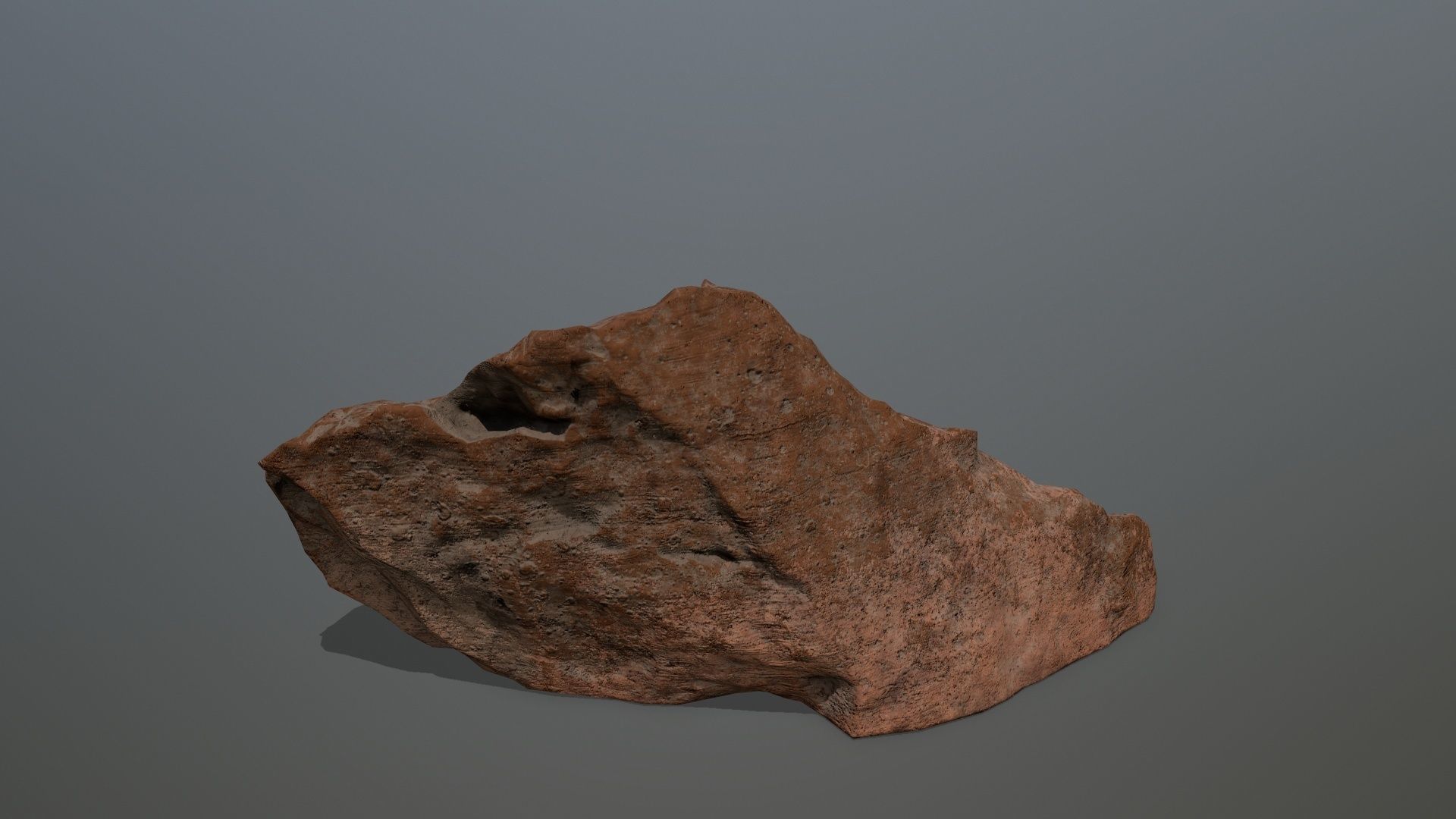 desert rock 2 Low-poly 3D model_15