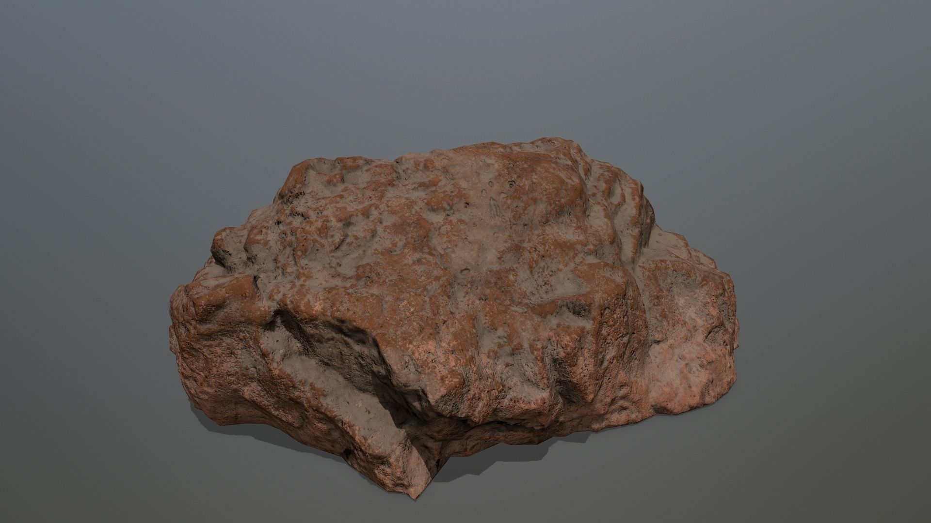 desert rock 2 Low-poly 3D model_17